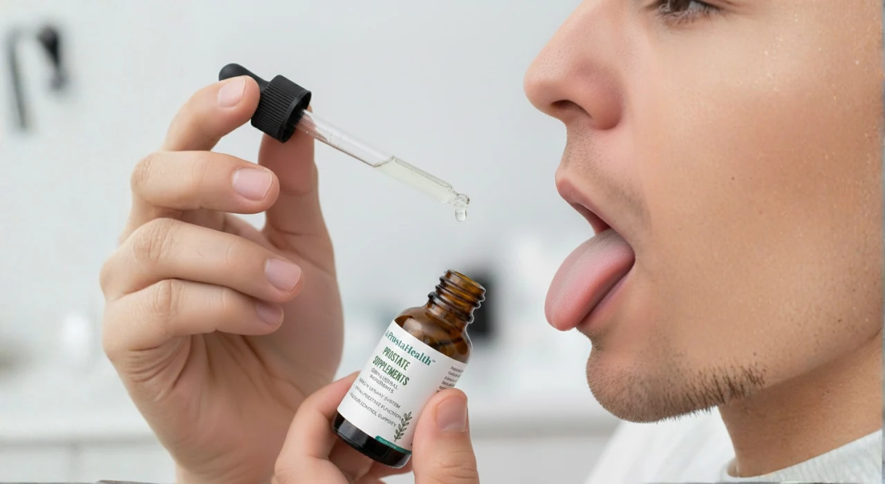 Liquid drops taken under the tongue